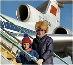 Лариса Савицкая с сыном Георгием