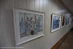 Выставка работ художника-акварелиста, участника Великой Отечественной войны Павла Петровича Громова в фойе третьего этажа администрации.