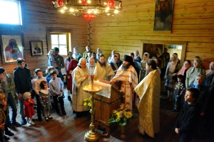 Праздник в Благовещенской церкви в селе Благовещенье