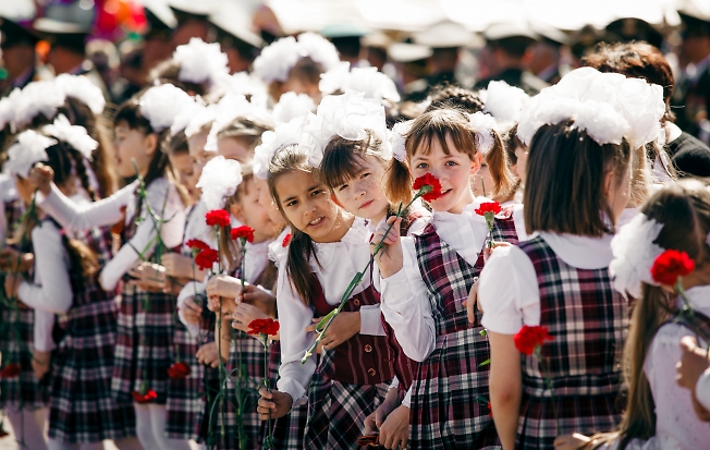 Парад Победы в Альметьевске, май 2013