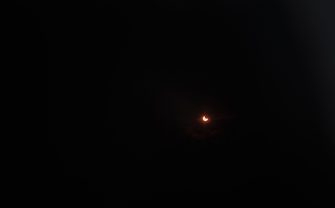 март 2015, солнечное затмение в Сергиевом Посаде