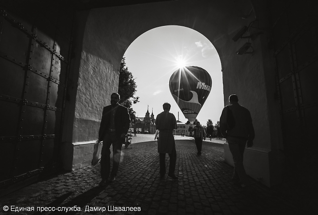 июль 2015, воздушный шар на Красногорской площади