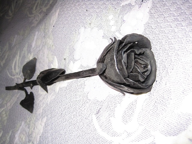 Матовая темная роза