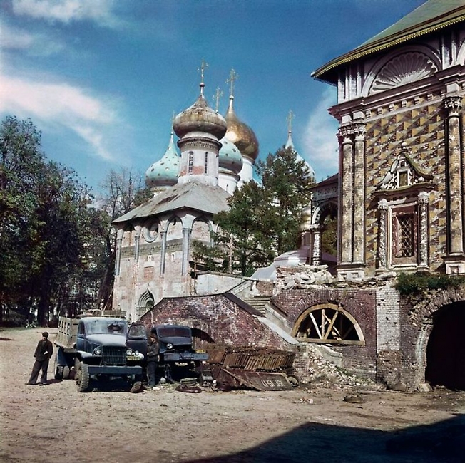 Троице-Сергиева лавра в Загорске 1947 г.