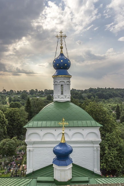 Казанский храм села Шеметово. Вид с колокольни