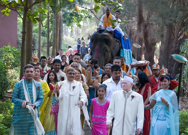 Индийская свадьба (Жених на слоне)
