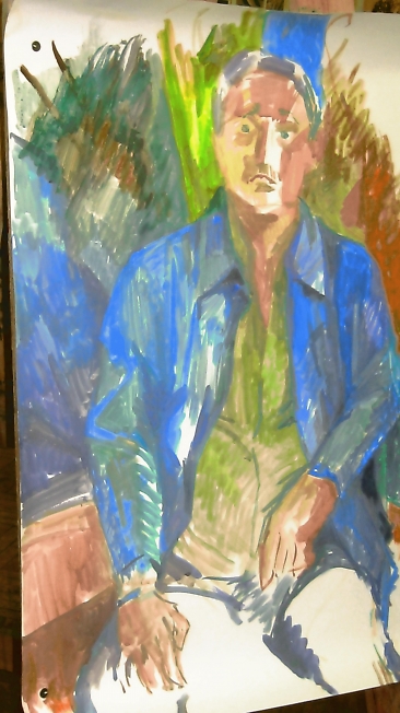 Портрет работы неизвестного художника