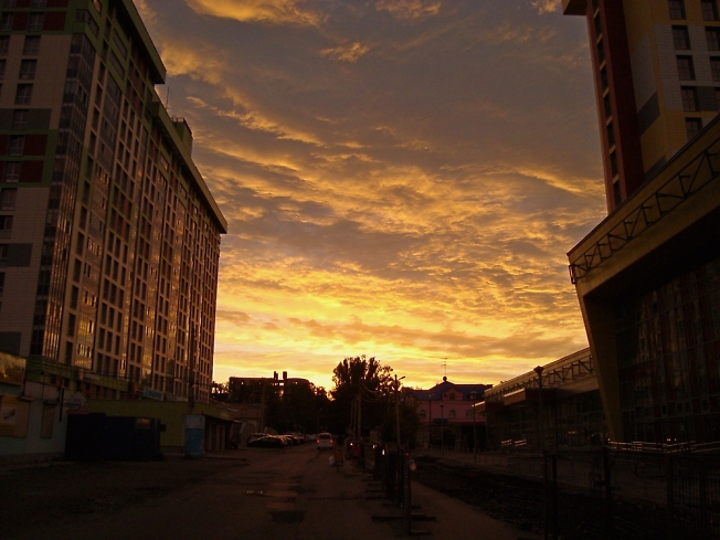 Закат на Инженерной улице