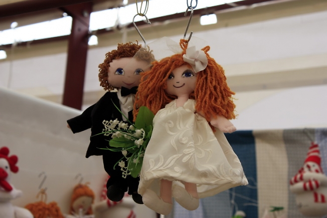 свадебные куклы :)