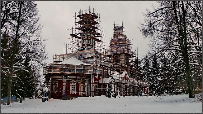Ильинская церковь на реставрации