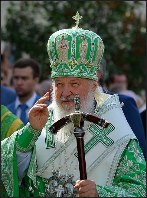 Патриарх Кирилл в лавре