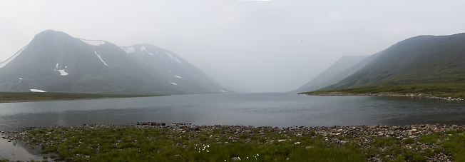 Туман на Малом Щучьем озере