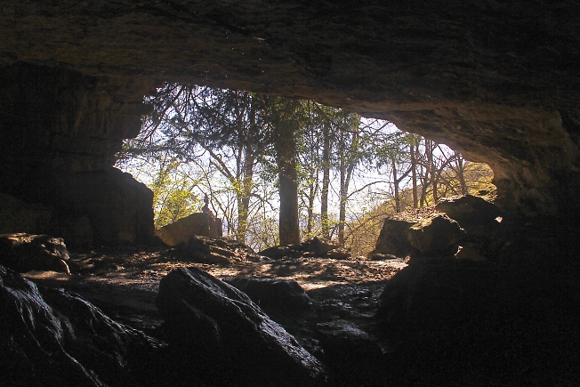 Вид из пещеры Даниил-коба