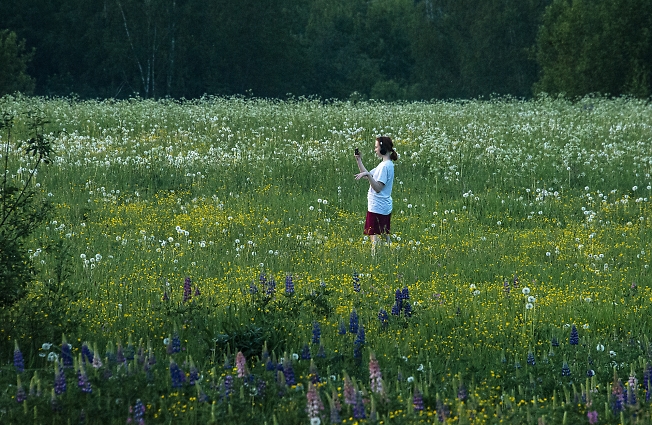 Фотосессия в лугах