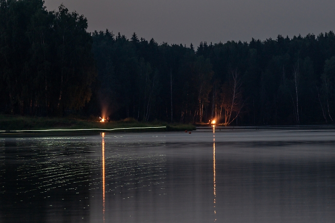 Вечер на Лесном озере