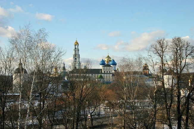 Панорамное с крыши недостроя. Март 2008. 