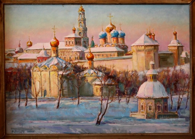 Картина лавра сергиев посад