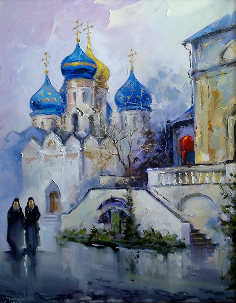 Картина лавра сергиев посад