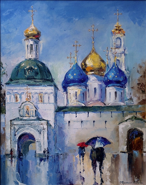 Рисунки сергиев посад для 3 класса